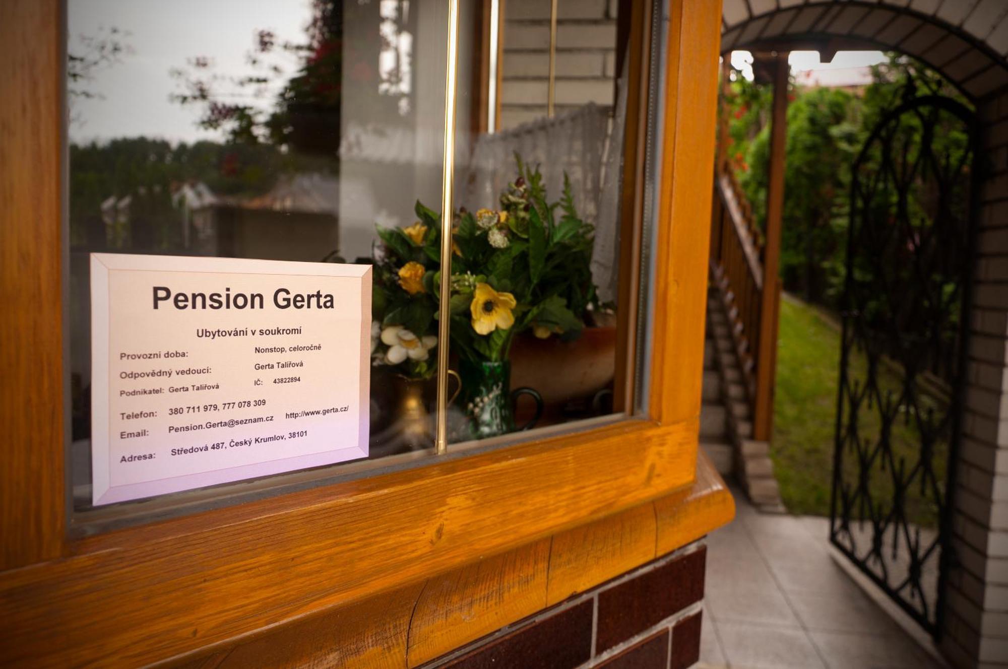 Penzion Gerta Český Krumlov Eksteriør billede